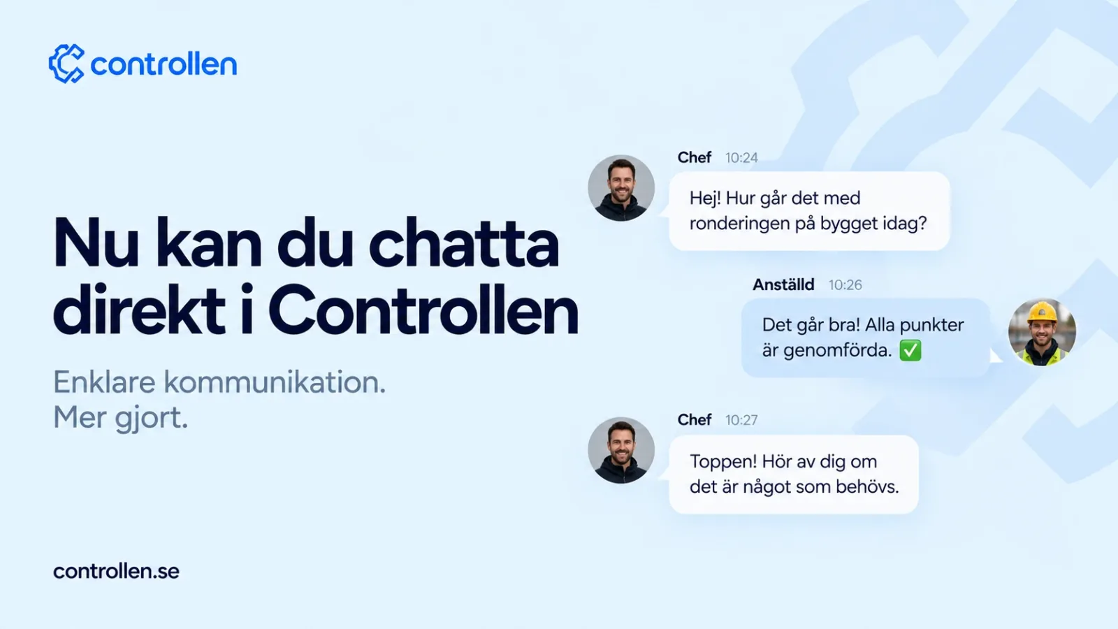 Nu kan du chatta direkt i Controllen